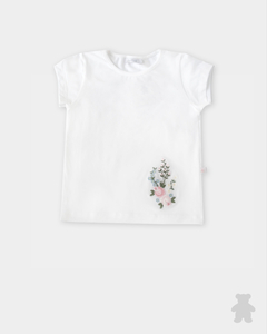 REMERA BLANCA ROSAS 4538034