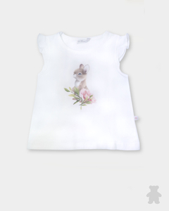 REMERA ESTAMPA CONEJA FLOR 4540017