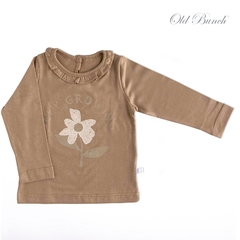 REMERA FLOR LIBERTY CHOCOLATE 4545001