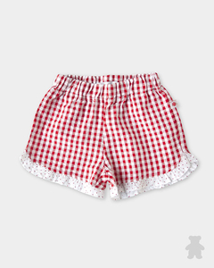 SHORT CLOQUE ROJO 6036007