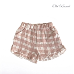 SHORT GASA CUADROS AVELLANA 6044028