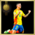 Cuadro lienzo, jugador james rodriguez, futbolista colombiano, conmebol copa america USA 2024, futbol colombia. Ref A247