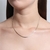 Choker Babi Fita Diamantada Ródio