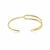 Bracelete Nanda com 1/2 Aro duplo Ouro 18k