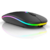 Mouse Sem Fio Recarregável Knup RGB 1600 DPI 3 Botões