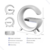Luminária G Speaker Rgb Bluetooth Carregador Indução Relógio Cor Da Estrutura Branco 110v/220v - loja online
