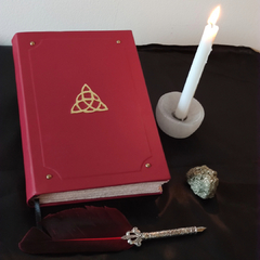 Caderno Estilo Medieval - Grimório/Livro das Sombras - Triquetra - comprar online