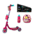 Patinete Infantil com Garrafinha e Bolsa - Rosa (WB10260) - comprar online