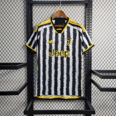 Camisa shops da juventus amarela e preta