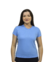 Camiseta Feminina Azul Celeste - 100% Poliéster Anti Pilling - comprar online