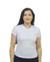 Camiseta Feminina Branca - 100% Poliéster Anti Pilling