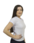 Camiseta Feminina Branca - 100% Poliéster Anti Pilling - comprar online