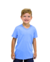 Camiseta Infantil Azul Celeste - 100% Poliéster Anti Pilling - comprar online
