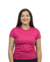 Camiseta Baby Look Feminina Rosa Pink - 100% Poliéster Anti Pilling na internet