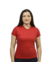 Camiseta Feminina Vermelha - 100% Poliéster Anti Pilling - comprar online