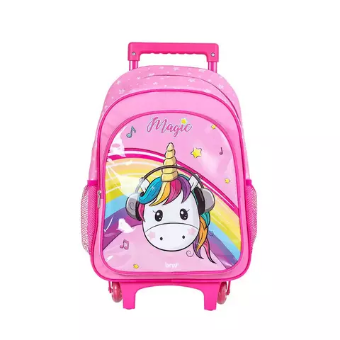 Mochila escolar Dino para niña 4202.92 MN C1 Rosado - Promart