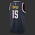 Regata Nike Denver Nuggets Azul Escuro Jokic 15- Versão Jogador