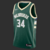 Regata Nike Milwaukee Bucks Verde Antetokounmpo 34 - Versão Jogador