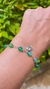 Pulseira Cristais verdes - comprar online