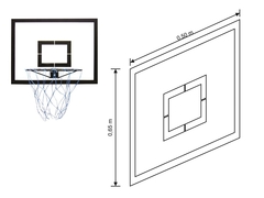 TABELA DE BASQUETE INFANTIL kLOPF 1015 - comprar online