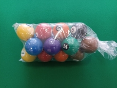 Jogo de Bolas numeradas Plastobol 54 mm - Bilhares América - Mesas de Sinuca, Bilhar, Pebolim e Ping-Pong