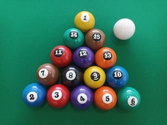Jogo de Bolas numeradas Plastobol 54 mm - comprar online