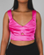 Cropped Glow Acetinado Yeskla - loja online