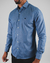 Camisa Slim Fit Estampada RedLife Clothing Azul