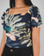 Blusa Cropped Malwee Estampada - comprar online