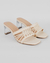 Tamanco Off White Via Gata Salto Transparente - comprar online