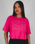 T-Shirt Cropped Oversized Flammo - SUMMER WAVES - comprar online