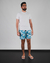 Short De Banho Tactel Estampado Sibra - comprar online