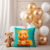 Almofada com Enchimento Bebê Baby Urso Safari 45x45 - comprar online