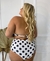 Biquíni Hot Pant Branco com Bolinhas - comprar online