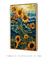 Quadro Decorativo Girassóis Inspirados em Van Gogh ref41 - comprar online