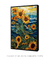 Quadro Decorativo Girassóis Inspirados em Van Gogh ref41 - Limão Quadros Decorativos