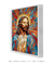Quadro Decorativo Jesus Cristo Salvador Mosaico ref29 - loja online