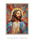 Imagem do Quadro Decorativo Jesus Cristo Salvador Mosaico ref29