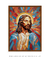 Quadro Decorativo Jesus Cristo Salvador Mosaico ref29 - comprar online