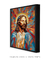 Quadro Decorativo Jesus Cristo Salvador Mosaico ref29 - loja online