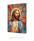 Quadro Decorativo Jesus Cristo Salvador Mosaico ref29 - Limão Quadros Decorativos