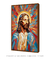 Quadro Decorativo Jesus Cristo Salvador Mosaico ref29 - comprar online