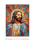 Quadro Decorativo Jesus Cristo Salvador Mosaico ref29 na internet