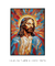 Quadro Decorativo Jesus Cristo Salvador Mosaico ref29 - loja online
