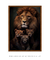 Quadro Decorativo Leão com Três Filhotes ref36 - comprar online
