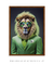 Quadro Decorativo Leão de Terno Selva Corporativa ref4 - comprar online