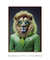 Quadro Decorativo Leão de Terno Selva Corporativa ref4 na internet