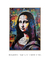 Quadro Decorativo Mona Lisa Graffiti ref44