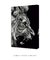 Imagem do Quadro Decorativo Poderoso Leão Rei em Preto e Branco ref15