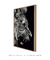 Quadro Decorativo Poderoso Leão Rei em Preto e Branco ref15 - comprar online